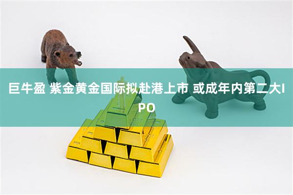 巨牛盈 紫金黄金国际拟赴港上市 或成年内第二大IPO